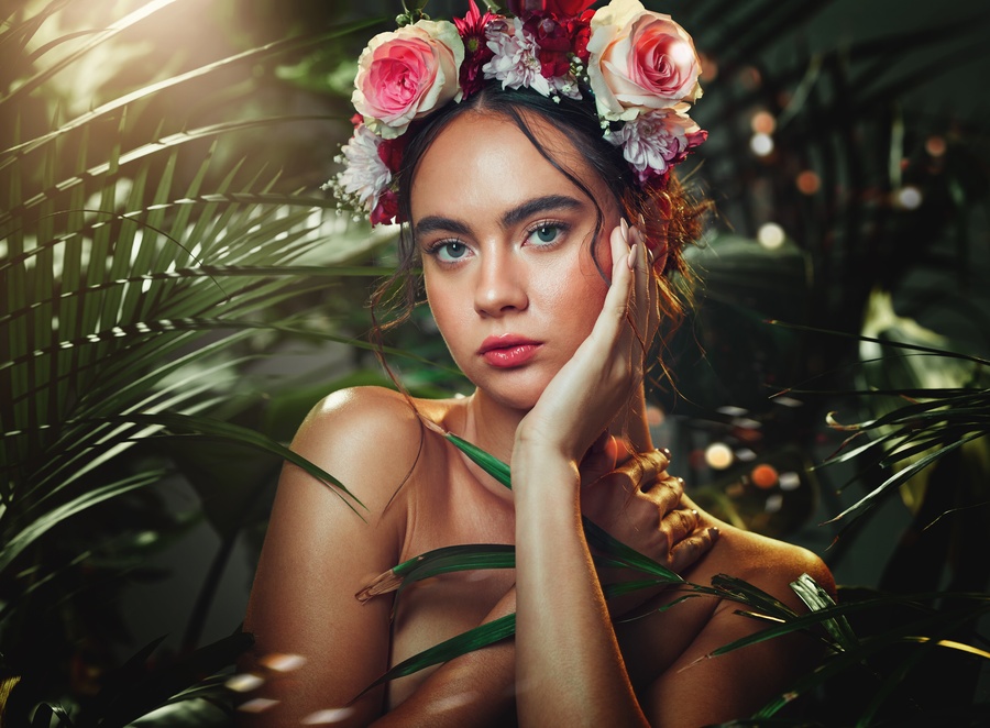 Beauty Nature And Makeup Woman In Natural